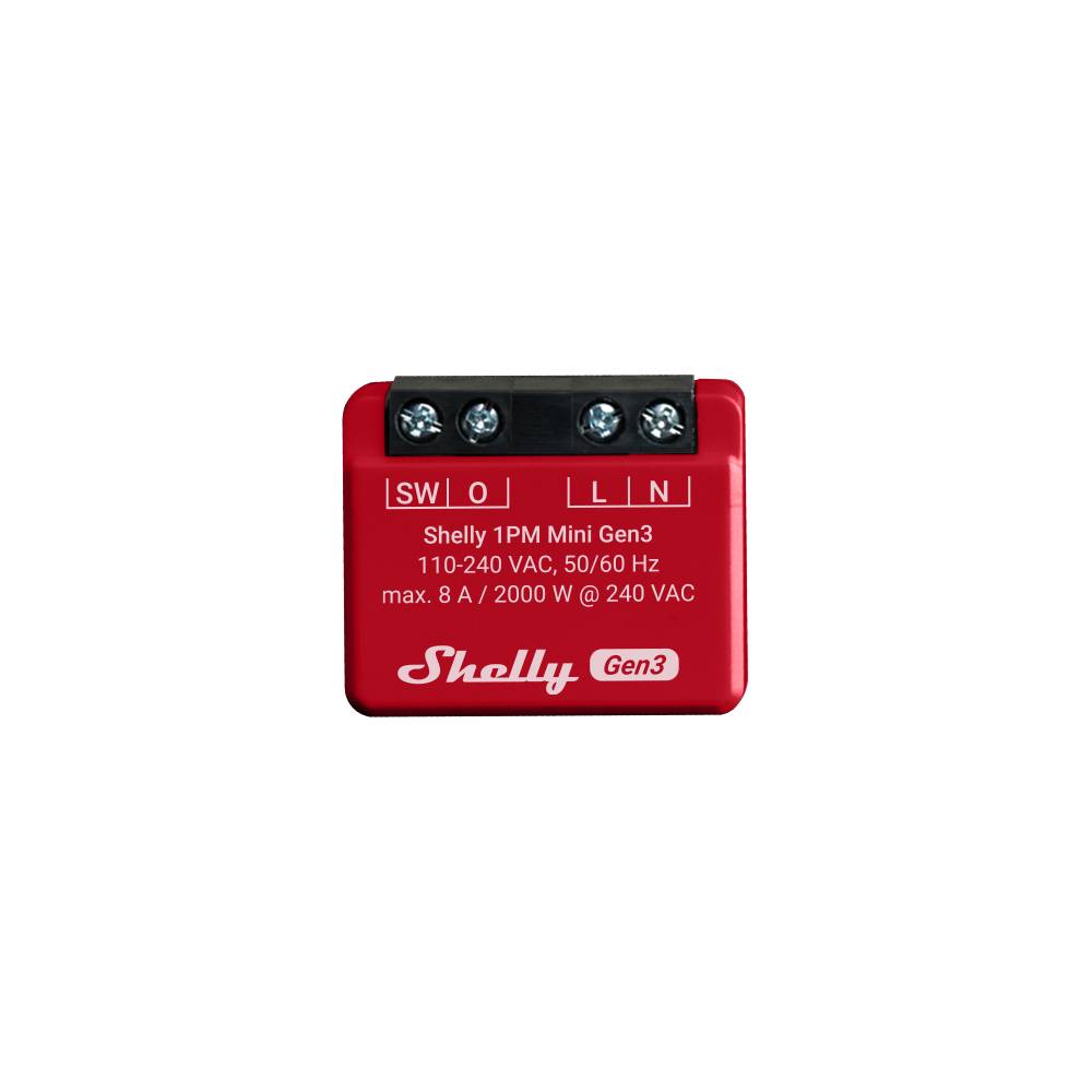 Shelly 1PM Mini Gen3 2er-Pack