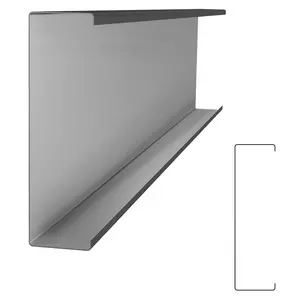SL-Rack RAIL 60 Abdeckung - 300 mm schwarz, RAIL Schienenabdeckungen aus beschichtetem Aluminium