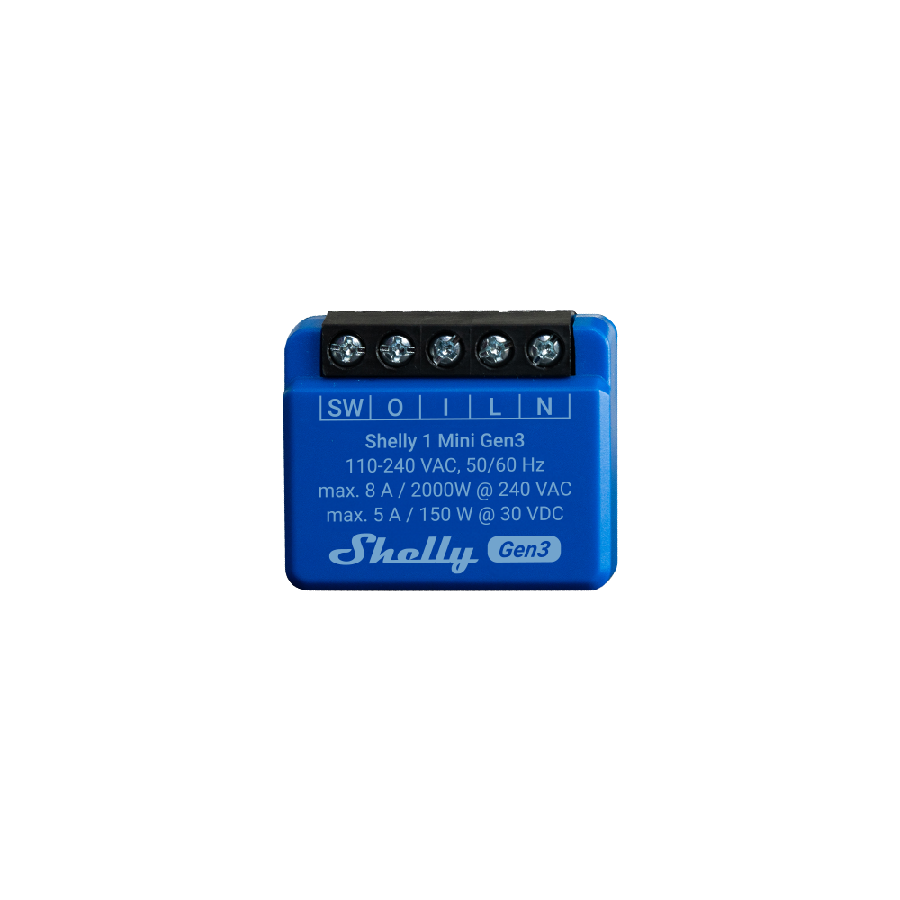 Shelly 1 Mini Gen3 Einzelpackung
