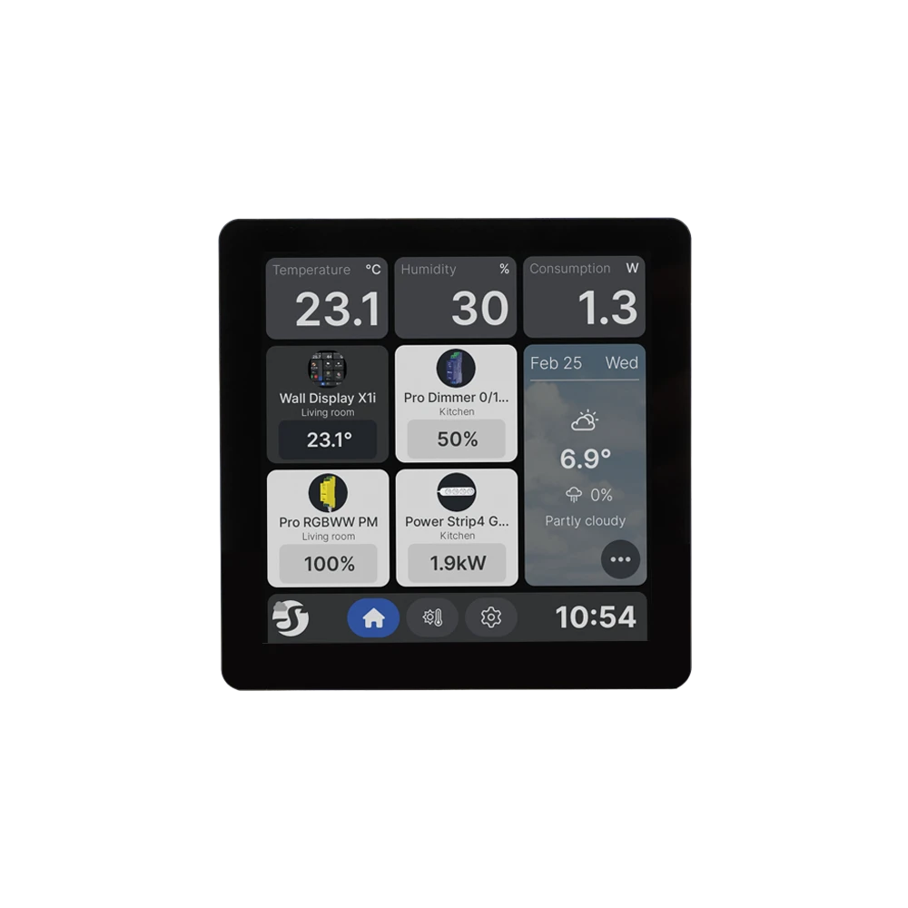 Shelly Wall Display X1i Black
