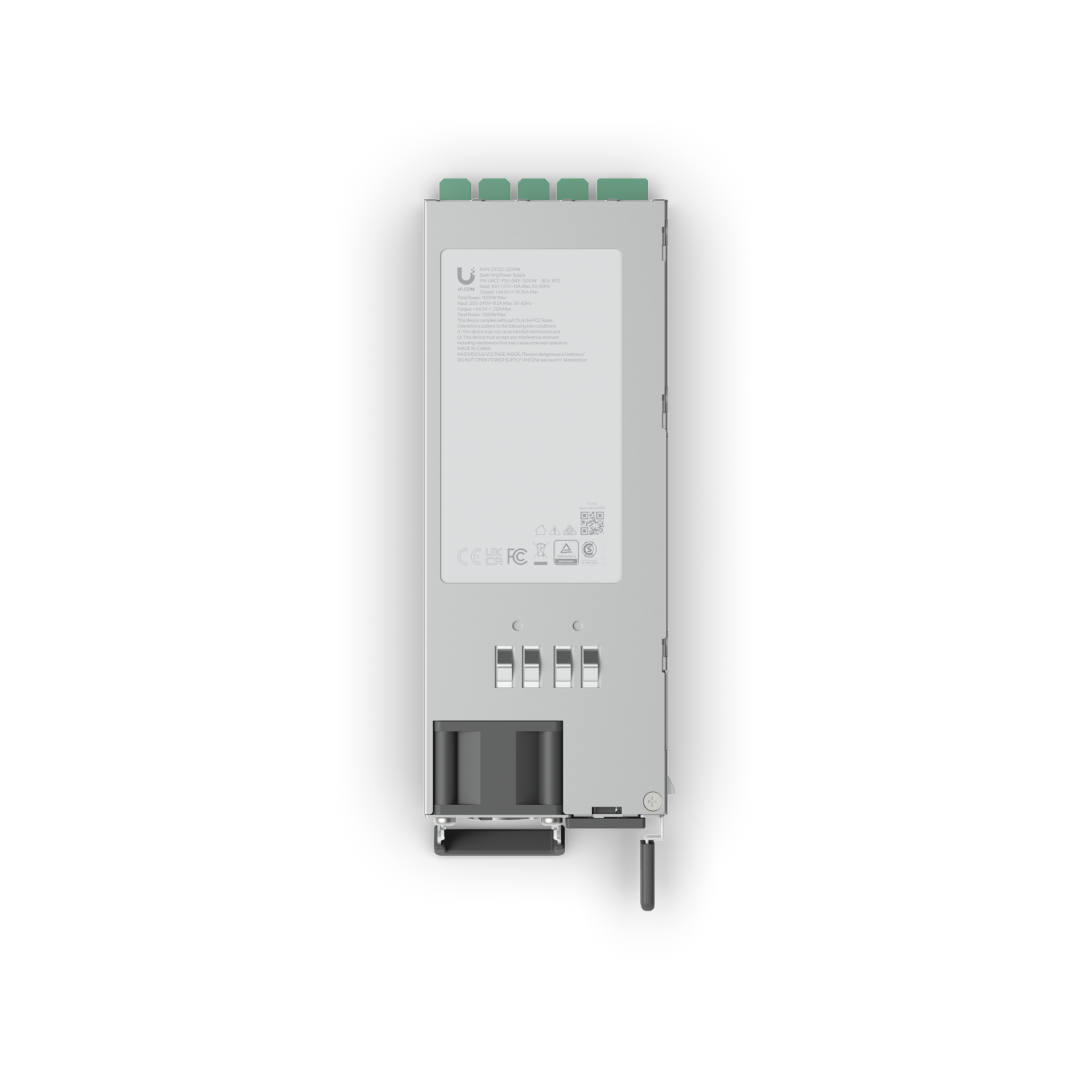 Ubiquiti Hot-Swappable Power Module (1,200W) UACC-PSU-54V-1200W-EU