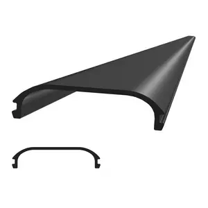 SL-Rack Fassadensystem Abdeckprofil - 1790 mm schwarz eloxiert