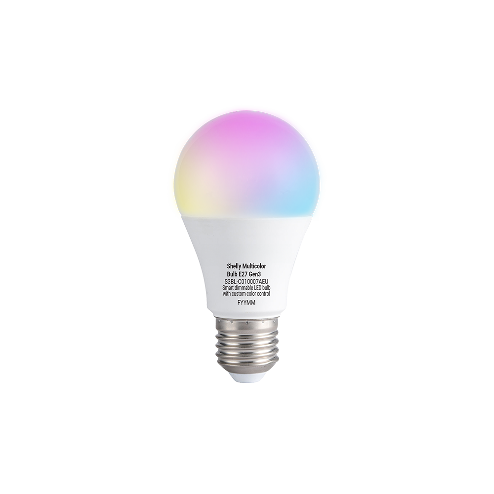 Shelly Multicolor Bulb E27 Gen3 DUO